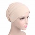  Elastic Hat Chemo Cap Hair Loss Beanie Headwrap Muslim Hijab Turban Scarf  eb-99485974